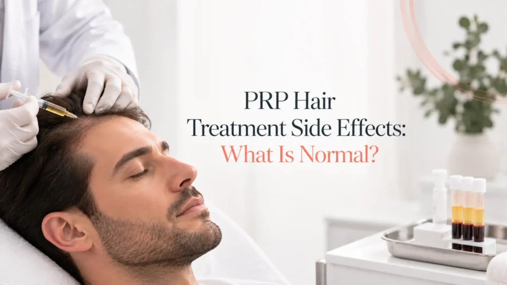 PRP Hair Treatment Side Effects: What Is Normal?