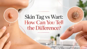 Skin Tag vs Wart: